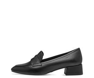 Tamaris Damenschuhe Slipper / Trotteur BLACK LEATHER BLACK LEATHER - Gr. - 41
