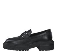 Tamaris Damenschuhe Slipper / Trotteur BLACK LEATHER BLACK LEATHER - Gr. - 42