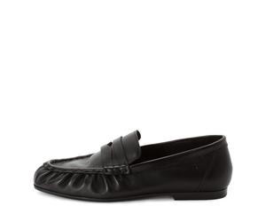 Tamaris Damenschuhe Slipper / Trotteur BLACK LEATHER BLACK LEATHER - Gr. - 42