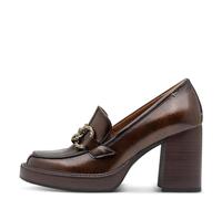 Tamaris Damenschuhe Slipper / Trotteur BROWN PATENT BROWN PATENT - Gr. - 38