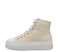 Tamaris Damenstiefel Da.-Stiefel Textil, vegan Elfenbein/Beige Größe 41
