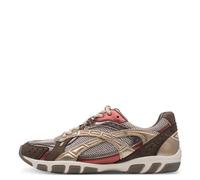 Sneaker TAMARIS, Damen, Gr. 37, beige kombiniert, Lederimitat, Textil, Mesh, kontrastfarbene Details, mehrfarbig, Schuhe Sneaker, Freizeitschuh, Schnürer, Halbschuh mit Kontrastbesatz (70176966-37) be