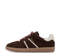 Tamaris Damen Sneaker Leder, braun, 40 EU