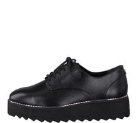 Tamaris Damenschuhe Sportliche Schnürer ANTHRACITE STR ANTHRACITE STR - Gr. - 39