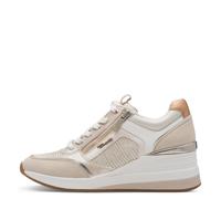 Tamaris Damenschuhe Sportliche Schnürer BEIGE COMB BEIGE COMB - Gr. - 38
