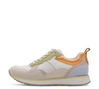 Tamaris Damenschuhe Sportliche Schnürer BEIGE COMB BEIGE COMB - Gr. - 41