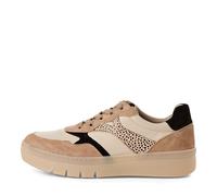 Tamaris Damenschuhe Sportliche Schnürer BEIGE COMB BEIGE COMB - Gr. - 42