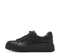 Tamaris Damenschuhe Sportliche Schnürer BLACK BLACK - Gr. - 37