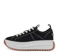 Tamaris Damenschuhe Sportliche Schnürer BLACK BLACK - Gr. - 40