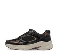 Tamaris Plateausneaker M2375945 Damen Lederimitat/Textil metallic schwarz Gr. 40