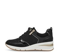 Tamaris Damenschuhe Sportliche Schnürer BLACK COMB BLACK COMB - Gr. - 37