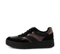 Tamaris Damenschuhe Sportliche Schnürer BLACK COMB BLACK COMB - Gr. - 40