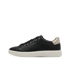 Tamaris Damenschuhe Sportliche Schnürer BLACK/GOLD BLACK/GOLD - Gr. - 36