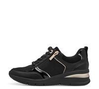 Tamaris Damenschuhe Sportliche Schnürer BLACK/GOLD BLACK/GOLD - Gr. - 38