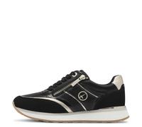 Tamaris Damenschuhe Sportliche Schnürer BLACK/GOLD BLACK/GOLD - Gr. - 39