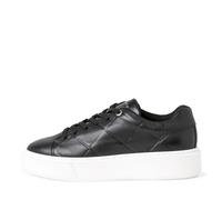 Damen-Schnürer BLACK LEATHER - Gr. - 38