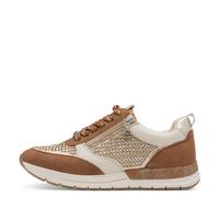 Tamaris Damenschuhe Sportliche Schnürer COGNAC COMB COGNAC COMB - Gr. - 38