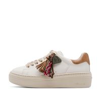 Tamaris Damenschuhe Sportliche Schnürer IVORY COMB IVORY COMB - Gr. - 37