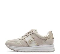 Tamaris Damenschuhe Sportliche Schnürer IVORY COMB IVORY COMB - Gr. - 38