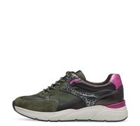 Tamaris Damen Sneaker Leopard Combined bequem Oliv Größe 39