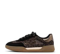 Tamaris Damenschuhe Sportliche Schnürer LEOPARD COMB - Gr. - 41