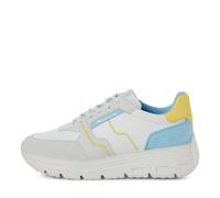 Tamaris Damenschuhe Sportliche Schnürer LIGHT BLUE COMB LIGHT BLUE COMB - Gr. - 42
