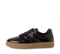Tamaris Damenschuhe Sportliche Schnürer MOCCA PATENT MOCCA PATENT - Gr. - 38