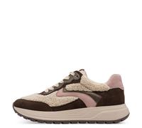 Tamaris Damenschuhe Sportliche Schnürer MOCCA/ROSE MOCCA/ROSE - Gr. - 42