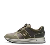 Tamaris Damenschuhe Sportliche Schnürer OLIVE COMB OLIVE COMB - Gr. - 37