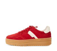 Tamaris Damenschuhe Sportliche Schnürer RED COMB RED COMB - Gr. - 37