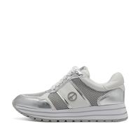 Tamaris Damenschuhe Sportliche Schnürer SILVER COMB SILVER COMB - Gr. - 40