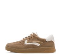 Tamaris Damenschuhe Sportliche Schnürer TAUPE COMB TAUPE COMB - Gr. - 40