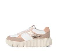 Tamaris Damenschuhe Sportliche Schnürer TAUPE COMB TAUPE COMB - Gr. - 40