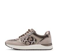 Tamaris Damenschuhe Sportliche Schnürer TAUPE COMB TAUPE COMB - Gr. - 41