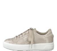 Tamaris Damenschuhe Sportliche Schnürer TAUPE CROCO TAUPE CROCO - Gr. - 36