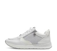 Tamaris Damenschuhe Sportliche Schnürer WHITE COMB WHITE COMB - Gr. - 41