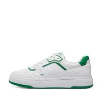 Tamaris Damenschuhe Sportliche Schnürer WHITE/GREEN WHITE/GREEN - Gr. - 39