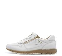 Tamaris Damenschuhe Sportliche Schnürer WHITE LEATHER WHITE LEATHER - Gr. - 40