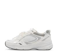 Tamaris Damenschuhe Sportliche Schnürer WHITE PEARL WHITE PEARL - Gr. - 37