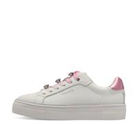 Tamaris Damenschuhe Sportliche Schnürer WHITE/PINK WHITE/PINK - Gr. - 37