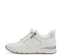 Tamaris Damenschuhe Sportliche Schnürer WHITE/SILVER WHITE/SILVER - Gr. - 41
