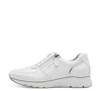 Tamaris Damenschuhe Sportliche Schnürer WHITE/SILVER WHITE/SILVER - Gr. - 42