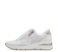 Tamaris Damenschuhe Sportliche Schnürer WHITE WHITE - Gr. - 41