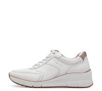 Tamaris Damenschuhe Sportliche Schnürer WHT/ROSE GOLD ROSE GOLD - Gr. - 38
