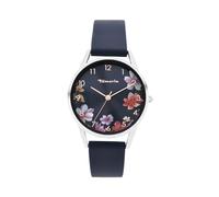 Tamaris Damenuhr - Damen Armbanduhr u.A. in Silber, Gold, Roségold, Schwarz, Blau, Rosa, Burgundy, Grün - Gehäuse rund & eckig auch mit Blumen-Motiven, Wasserfest