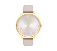 Tamaris Damenuhr - Rund - Gold - 34 mm - Elegante Damenuhr aus Metall mit Quarzwerk - Analoge Armbanduhr - 3 ATM wasserdicht - Kratzfest