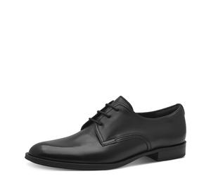 Tamaris DandySchnürSchwarzLeder für Damen, schwarz, Größe 41 EU