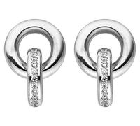 Tamaris, Edelstahlohrstecker Emily 2cm, silberfarben