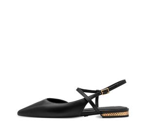 Tamaris - Elegante Sling-Ballerinas mit spitzer Form von Tamaris schwarz - Gr. - 41