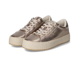 Tamaris Espadrille-Sneaker Gold - Gr. 39 - Textil